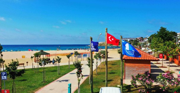 Kocaeli'nin 9 plajına 'Mavi Bayrak” ödülü