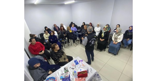 KOMEK kursiyerlerine afet bilinci eğitimi