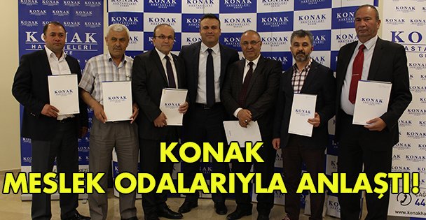 Konak Meslek Odalarıyla anlaştı!