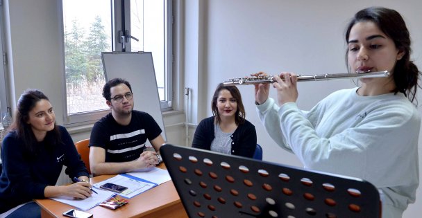 Konservatuvarda sınav heyecanı yaşandı