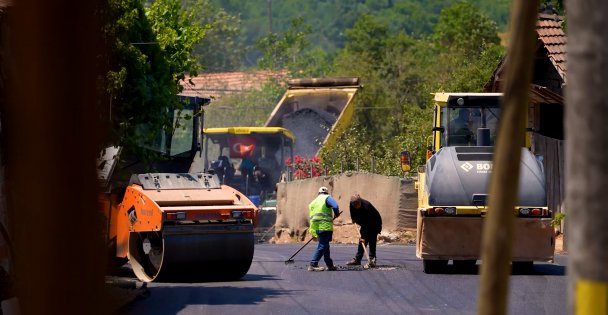 Körfez Sipahiler'de 2 kilometrelik yol yenilendi