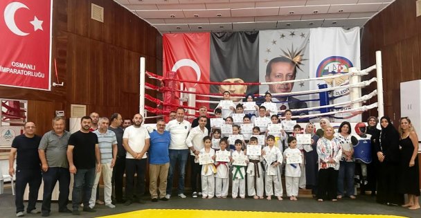 Körfez'de kuşak sınavı yapıldı