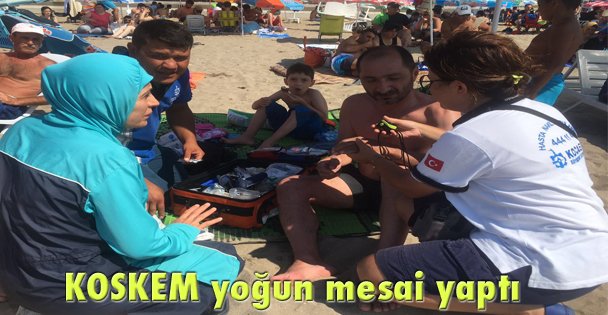 KOSKEM yoğun mesai yaptı