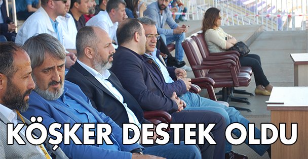 Köşker destek oldu