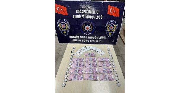 Kumar oynayanlara ceza kesildi