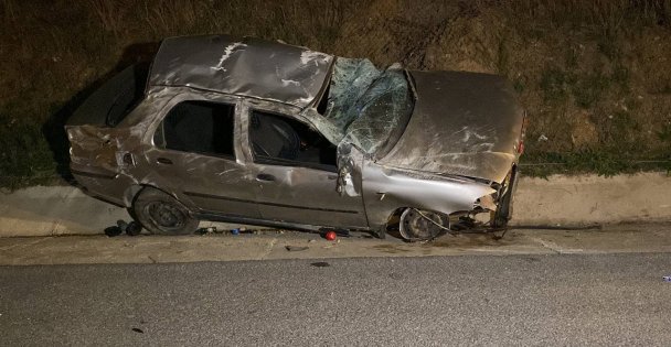 Kuzey Marmara Otoyolu'nda feci kaza: 2 ölü, 1 ağır yaralı