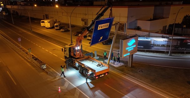 L tipi levhalar, trafik akışını rahatlatıyor