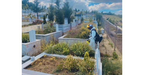 Mezarlıklar bayrama hazırlanıyor