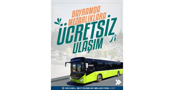 Mezarlıklara ulaşım ücretsiz