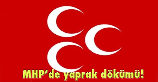 MHP'de yaprak dökümü!