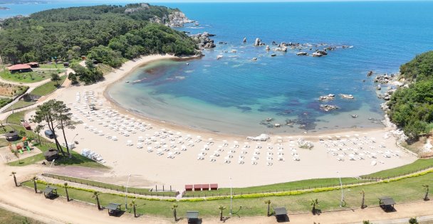 Miço Kadınlar Plajı'nda yok yok