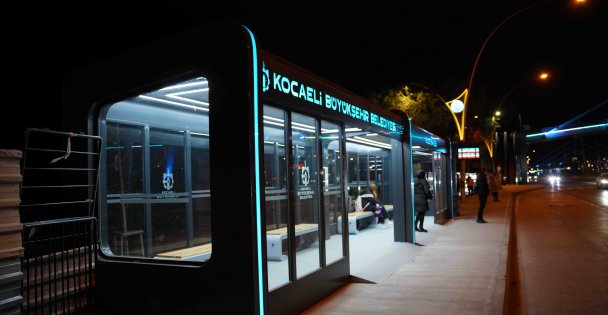 Millet Bahçesi'ne LED'li, modern konsept durak