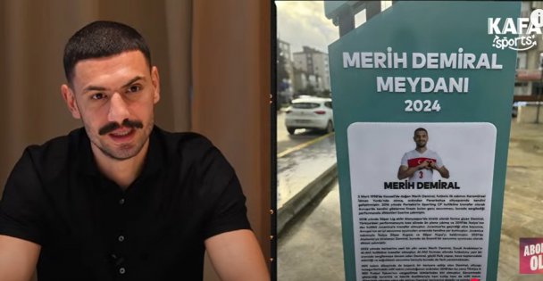 Milli futbolcudan Büyükakın'a teşekkür