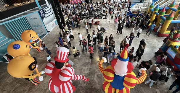 Minikler bu etkinlikte eğlenceye doydu