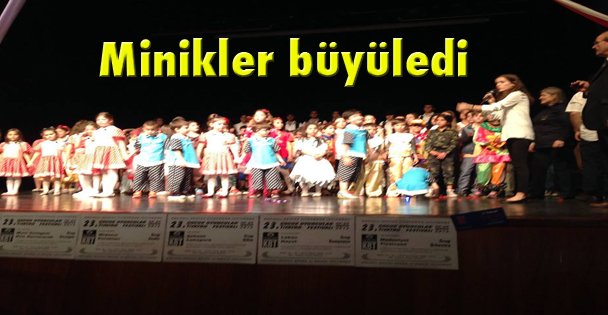 Minikler büyüledi