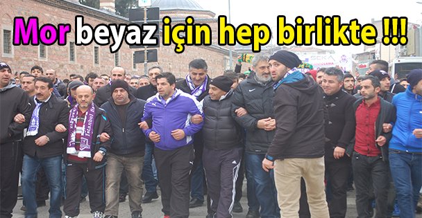 Mor beyaz için hep birlikte