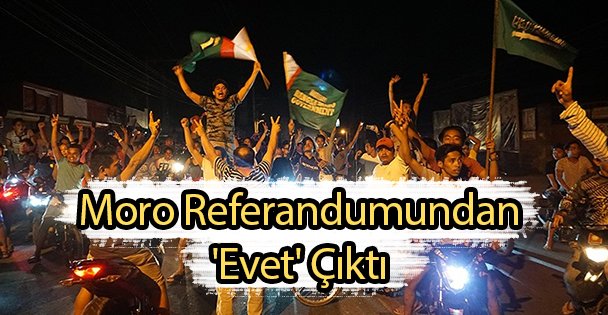 Moro Referandumundan 'Evet' Çıktı