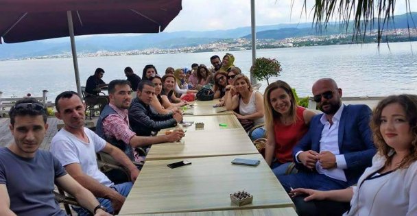 MS hastalarına moral oldular!