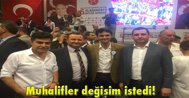 Muhalifler değişim istedi!