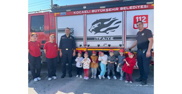Öğrenciler itfaiyecilik mesleğini yakından tanıdı