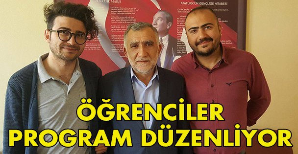 Öğrenciler program düzenliyor