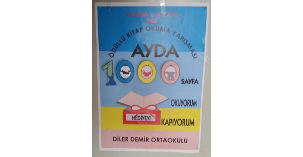 Okuma kampanyası düzenlendi