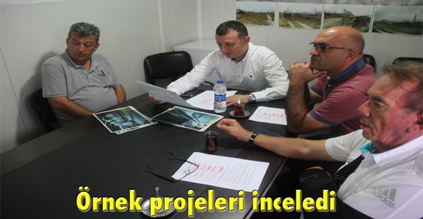 Örnek projeleri inceledi