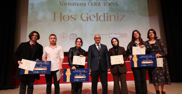 Öykülerle Gebze Yarışmasında Ödüller Protokolden