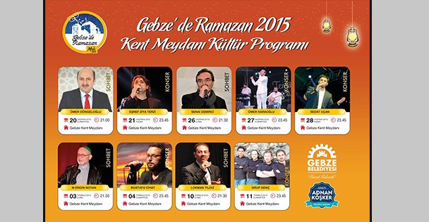 Ramazan dolu geçecek!