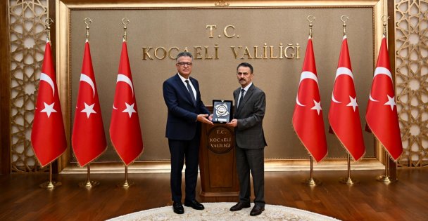 Saha İstanbul Savunma Havacılık ve Uzay Kümelenmesi Derneği Genel Sekreterinden Vali Aktaş'a Ziyaret