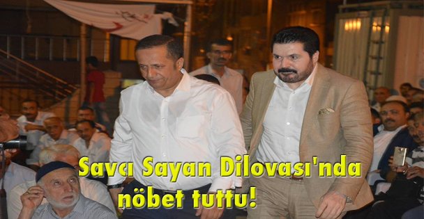 Savcı Sayan Dilovası'nda nöbet tuttu!