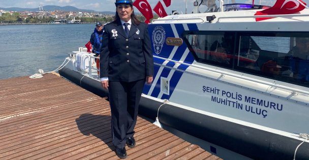 Şehit babasının ismini taşıyan botta görev yapacak