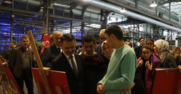 SEKA Kağıt Müzesi'nde özel bireyler sanatla buluştu