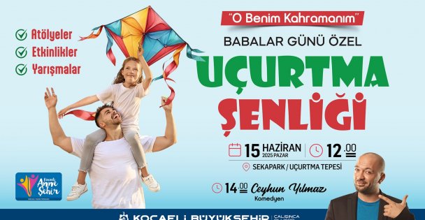 Sekapark'ta uçurtmalar babalar için uçacak