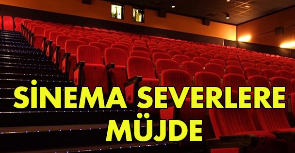 Sinemaseverlere müjde