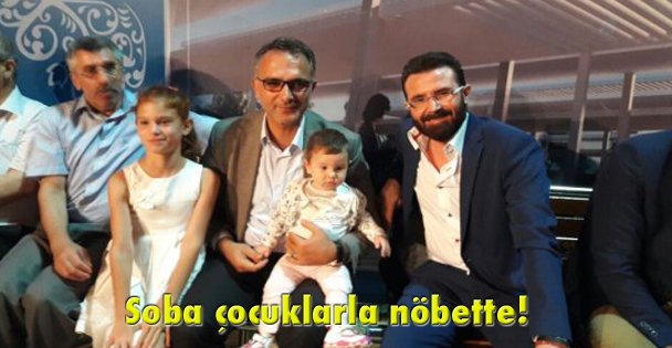 Soba çocuklarla nöbette!