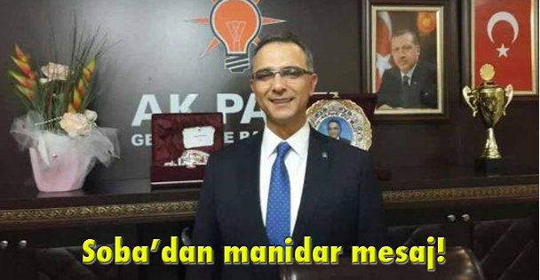 Soba'dan manidar mesaj!