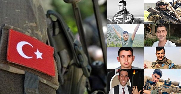 Şehitlerimizin isimleri ve memleketleri belli oluyor