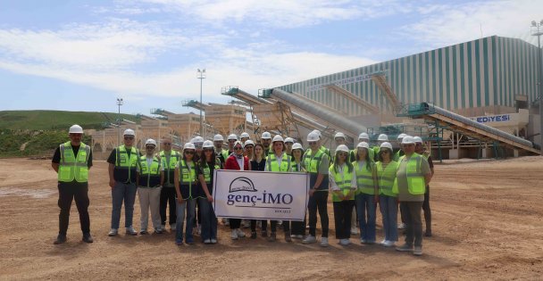 Taş Kırma Tesisi genç mühendisleri ağırladı