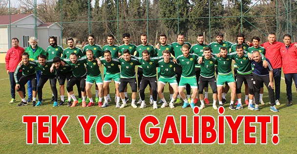 Tek çıkar yol galibiyet