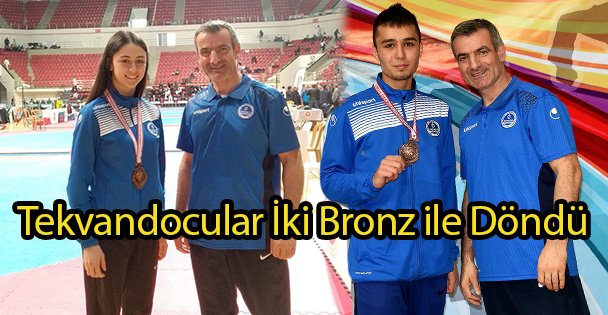 Tekvandocular İki Bronz ile Döndü