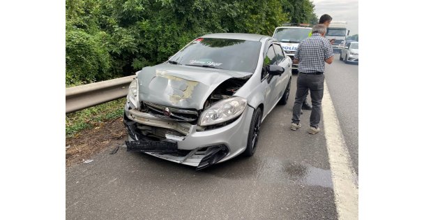 TEM'de zincirleme trafik kazası: 3 yaralı