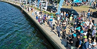 Aileler İzmit Körfezi'nde En Fazla Balığı Yakalayabilmek İçin Kıyasıya Yarıştı
