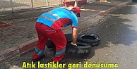 Atık lastikler geri dönüşüme