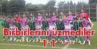 Birbirlerini üzmediler 1-1
