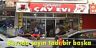 Burada çayın tadı bir başka