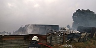 Gebze'de iş yeri yangını