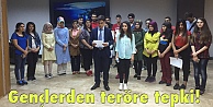 Gençlerden teröre tepki!