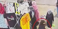 Halı İle Kızı Kamufle Etti: Saniyeler İçinde 18 Bin Tl'lik Çantayı Çalıp Kayıplara Karıştılar
