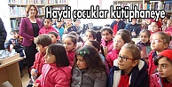 Haydi çocuklar kütüphaneye